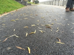透水胶粘石地坪
