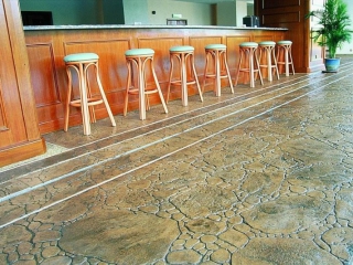 街道彩色压模地坪